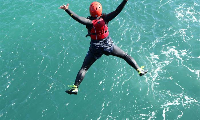 Anglesey coasteerring activity, explore and be adventurous.